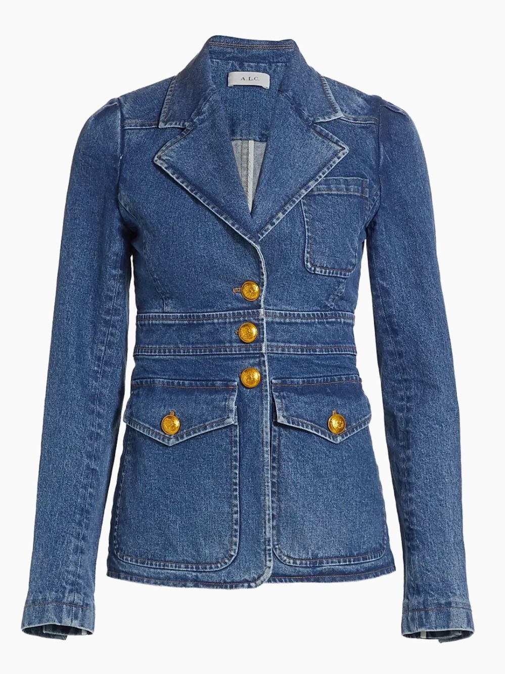 A.L.C. Amelia Denim Blazer Jacket